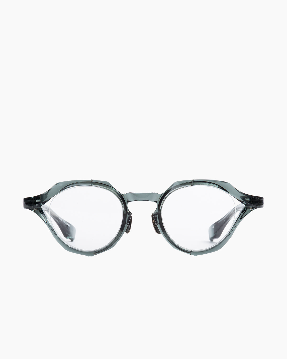 grey plastic oval eyeglasses by Factory 900 model RF-141, front view, lunettes de vue ovale couleur gris