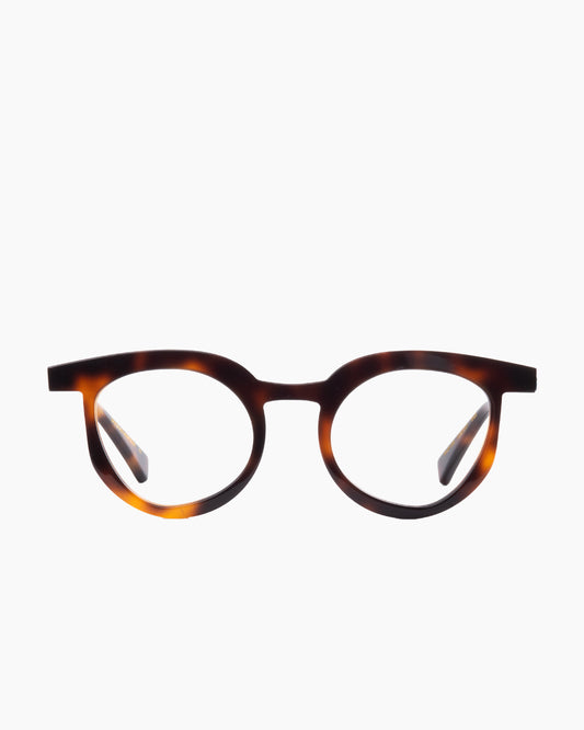 tortoise plastic cat eyeglasses by Gamine model stjeancapferrat kids, front view, lunettes de vue chat couleur écaille de tortue